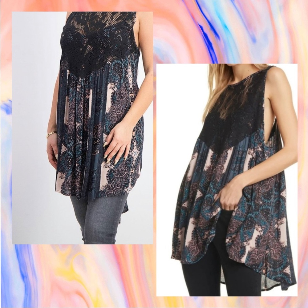 Free People ‘Count Me In' Trapeze Top NWT